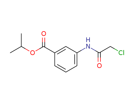 Benzoic acid,3-[(2-chloroacetyl)amino]-, 1-methylethyl ester cas  6307-69-3