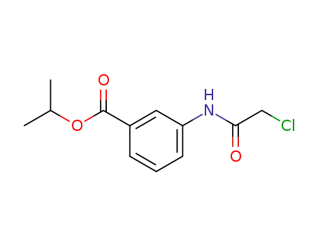 Molecular Structure of 6307-69-3 (propan-2-yl 3-[(chloroacetyl)amino]benzoate)