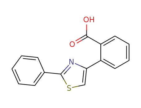 2-(2-Phenyl-1,3-thiazol-4-yl)benzenecarboxylicacid 60510-56-7