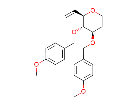 1,5-anhydro-di-O-(p-methoxybenzyl)-2,6,7-trideoxy-D-arabinohepta-1,6-dienitol
