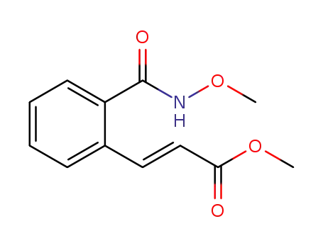 (E)-methyl 3-(2-(methoxycarbamoyl)phenyl)acrylate