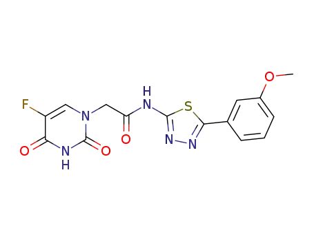 C<sub>15</sub>H<sub>12</sub>FN<sub>5</sub>O<sub>4</sub>S