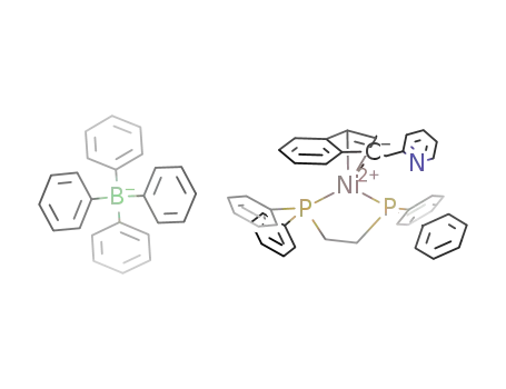 [(η3:η0-2-(1-indenylmethyl)pyridine)nickel(bis(diphenylphosphino)ethane)][BPh4]