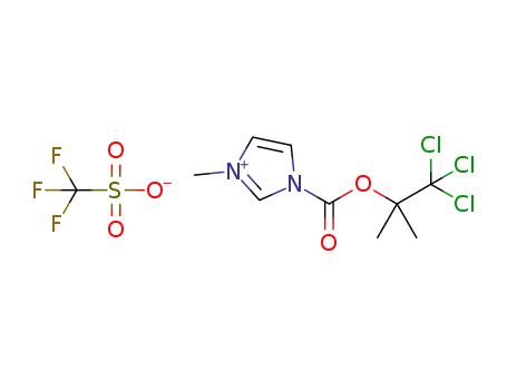 CF<sub>3</sub>O<sub>3</sub>S<sup>(1-)</sup>*C<sub>9</sub>H<sub>12</sub>Cl<sub>3</sub>N<sub>2</sub>O<sub>2</sub><sup>(1+)</sup>
