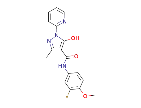 C<sub>17</sub>H<sub>15</sub>FN<sub>4</sub>O<sub>3</sub>