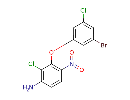 C<sub>12</sub>H<sub>7</sub>BrCl<sub>2</sub>N<sub>2</sub>O<sub>3</sub>