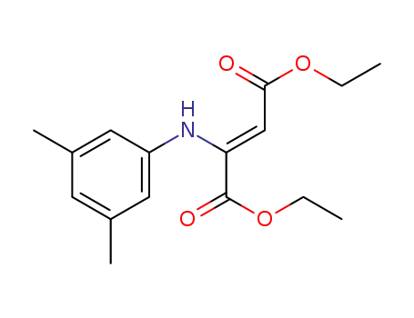 Molecular Structure of 1349802-62-5 (diethyl (Z)-N-(3,5-dimethylphenyl)aminofumarate)