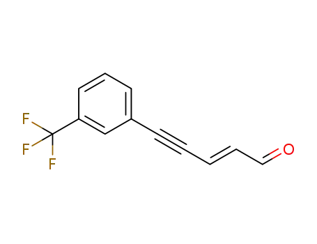 (E)-5-(3-(trifluoromethyl)phenyl)pent-2-en-4-ynal