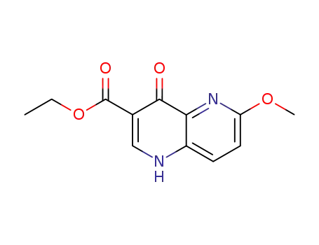 4-하이드록시-6-메톡시-[1,5]나프티리딘-3-카복실산 에틸 에스테르