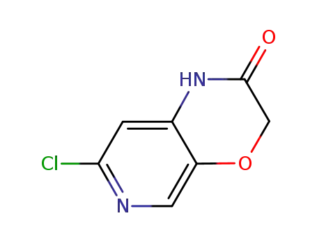 Molecular Structure of 928118-43-8 (1H-Pyrido[3,4-b][1,4]oxazin-2(3H)-one, 7-chloro-)