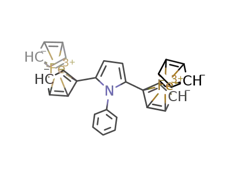 2,5-diferricenyl-1-phenyl-1H-pyrrole<sup>(2+)</sup>
