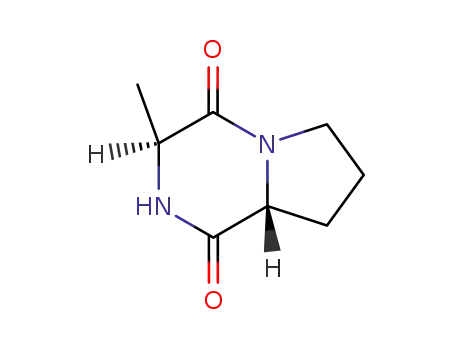 피롤로[1,2-a]피라진-1,4-디온, 헥사하이드로-3-메틸-, 시스-(9CI)