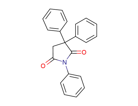 Molecular Structure of 5685-18-7 (2,5-Pyrrolidinedione, 1,3,3-triphenyl-)