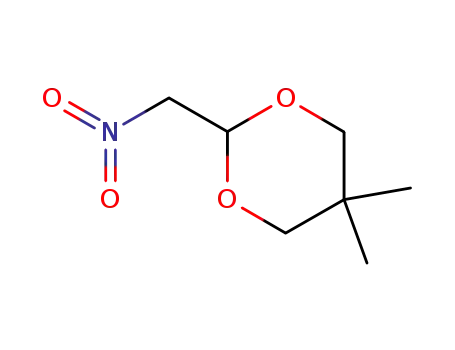 Molecular Structure of 33884-29-6 (5,5-DIMETHYL-2-NITROMETHYL-1,3-DIOXANE)
