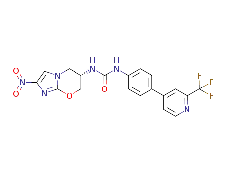 1-[(6S)-2-nitro-6,7-dihydro-5H-imidazo[2,1-b][1,3]oxazin-6-yl]-3-{4-[2-(trifluoromethyl)pyridin-4-yl]phenyl}urea