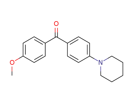 Molecular Structure of 105703-06-8 (Methanone, (4-methoxyphenyl)[4-(1-piperidinyl)phenyl]-)