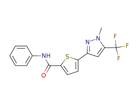 5-(1-methyl-5-trifluoromethyl-1H-pyrazol-3-yl)-thiophene-2-carboxylic acid phenylamide