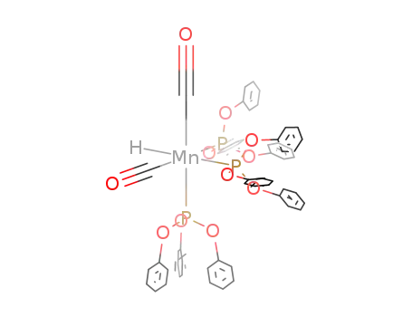 MnH(CO)2(P(OC<sub>6</sub>H<sub>5</sub>)3)3