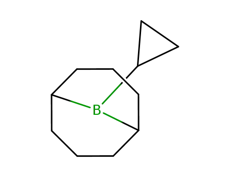 Molecular Structure of 23418-79-3 (9-Borabicyclo[3.3.1]nonane, 9-cyclopropyl-)