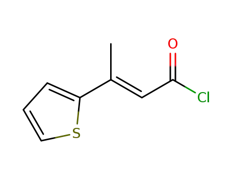 (E)-3-(thiophen-2-yl)but-2-enoyl chloride