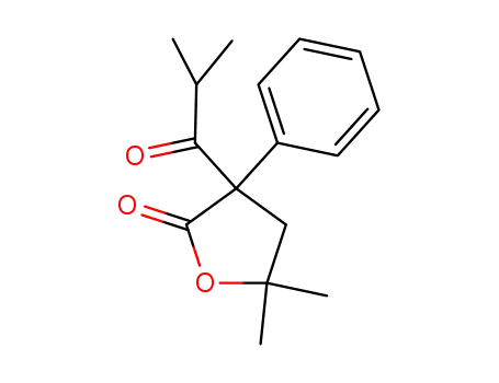 3-isobutyryl-5,5-dimethyl-3-phenyldihydrofuran-2(3H)-one