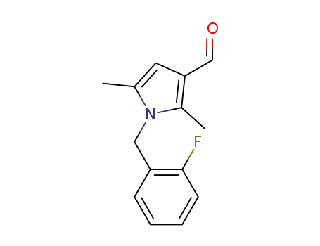 1-(2-FLUORO-BENZYL)-2,5-DIMETHYL-1H-PYRROLE-3-CARBALDEHYDE
