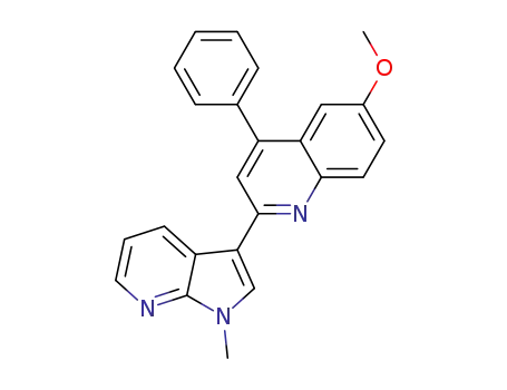 6-methoxy-2-(1-methyl-1H-pyrrolo[2,3-b]pyridin-3-yl)-4-phenylquinoline