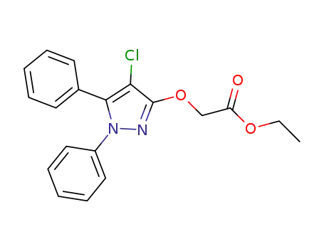 ethyl 2-(4-chloro-1,5-diphenyl-1H-pyrazol-3-yloxy)acetate