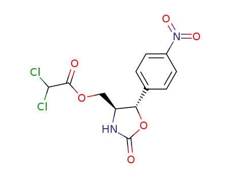 (4S,5S)-4-(dichloroacetoxy)methyl-5-(4-nitrophenyl)-1,3-oxazolidin-2-one