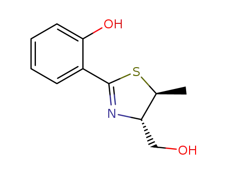 2-((4S,5S)-4-(hydroxymethyl)-5-methyl-4,5-dihydrothiazol-2-yl)phenol