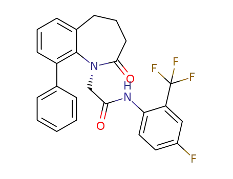 N-(4-fluoro-2-trifluoromethylphenyl)-2-(2-oxo-9-phenyl-2,3,4,5-tetrahydro-1H-1-benzazepin-1-yl)acetamide