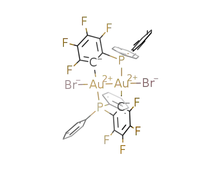 [Au2Br2(μ-2-C6F4PPh2)2]