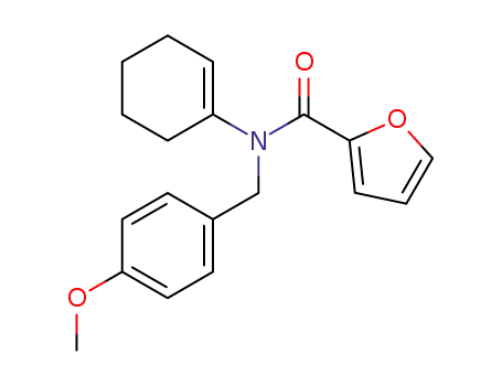 Molecular Structure of 1350894-64-2 (N-cyclohexenyl-N-(4-methoxybenzyl)furan-2-carboxamide)