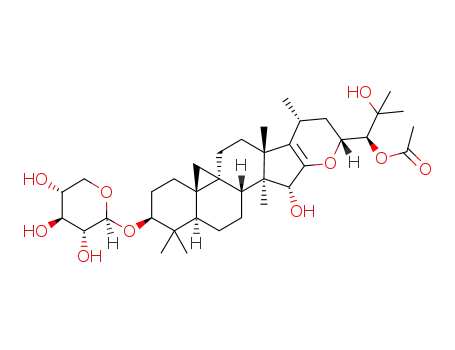 (3beta,5xi,9xi,15alpha,16alpha,23S,24S)-15,16,25-trihydroxy-3-(beta-D-xylopyranosyloxy)-16,23-epoxy-9,19-cyclolanostan-24-yl acetate
