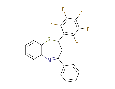 2-(perfluorophenyl)-4-phenyl-2,3-dihydrobenzo[b][1,4]thiazepine