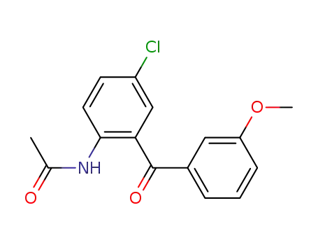 Acetamide, N-[4-chloro-2-(3-methoxybenzoyl)phenyl]-