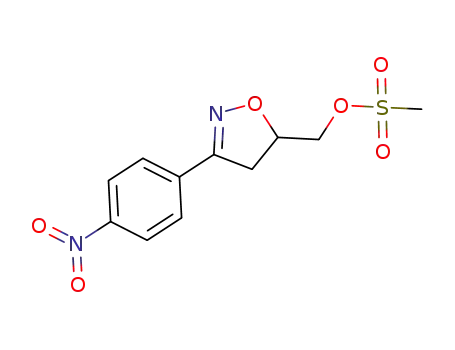 5-hydroxymethyl-3-(4-nitrophenyl)-4,5-dihydroisoxazole methanesulfonate