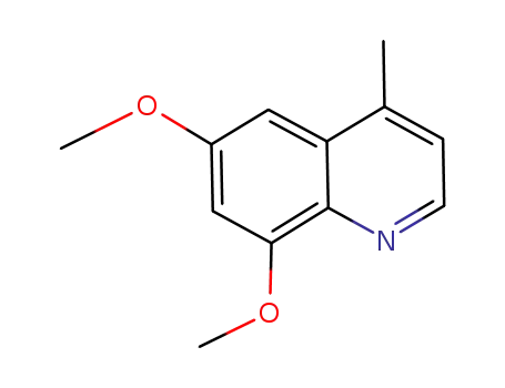 Molecular Structure of 51049-14-0 (6,8-DIMETHOXY-4-METHYLQUINOLINE)