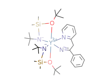 [Me2Si(NCMe3)(OCMe3)]2Y(η(2)-(N,N')-N=C(Ph)-CH2-2-NC5H4)