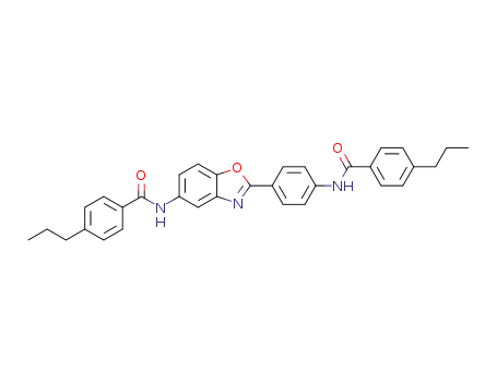 Molecular Structure of 1308881-19-7 (4-propyl-N-(4-(5-(4-propylbenzamido)benzo[d]oxazol-2-yl)phenyl)benzamide)