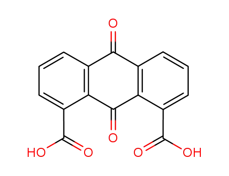 Molecular Structure of 38366-38-0 (1,8-Anthracenedicarboxylic acid, 9,10-dihydro-9,10-dioxo-)