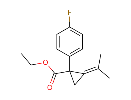 1-(4-Fluoro-phenyl)-2-isopropylidene-cyclopropanecarboxylic acid ethyl ester