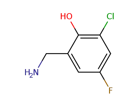 페놀, 2- (아미노 메틸) -6- 클로로 -4- 플루오로-