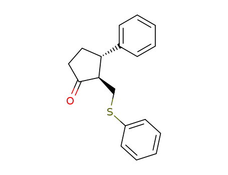 (2R,3S)-3-Phenyl-2-phenylsulfanylmethyl-cyclopentanone