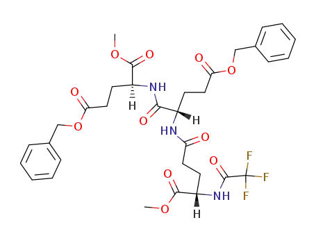 N-(γ-N-Tfa-L-Glu-α-OMe)-γ-OBzl-L-Glu-γ-OBzl-L-Glu-OMe