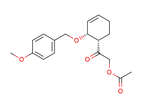 cis-2-(acetyloxy)-1-<2-<(4-methoxybenzyl)oxy>-3-cyclohexen-1-yl>ethanone