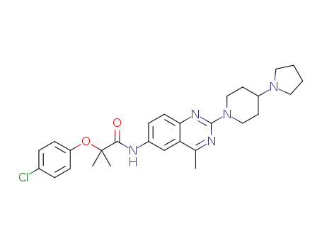 C<sub>28</sub>H<sub>34</sub>ClN<sub>5</sub>O<sub>2</sub>