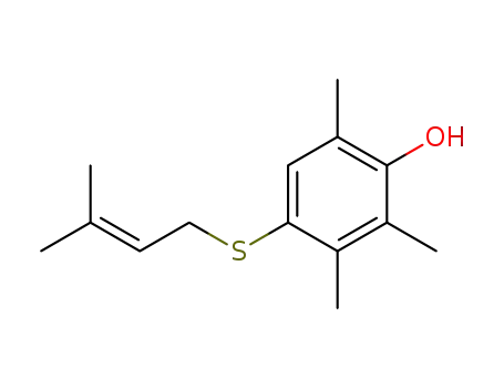 S-(3,3-dimethylallyl)-2,3,5-trimethyl-4-hydroxybenzenethiol