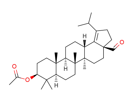 (3aS,5aR,5bR,7aR,9S,11aR,11bR,13aS)-3a-formyl-1-isopropyl-5a,5b,8,8,11a-pentamethyl-3,3a,4,5,5a,5b,6,7,7a,8,9,10,11,11a,11b,12,13,13a-octadecahydro-2H-cyclopenta[a]chrysen-9-yl acetate