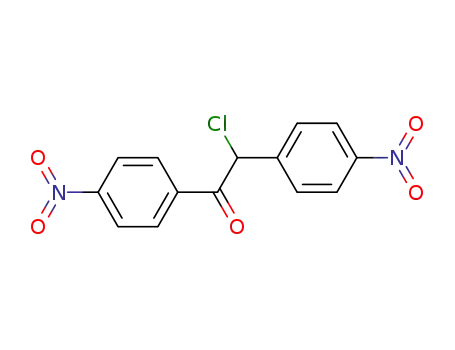 Molecular Structure of 57507-83-2 (2-chloro-1,2-bis(4-nitrophenyl)ethanone)